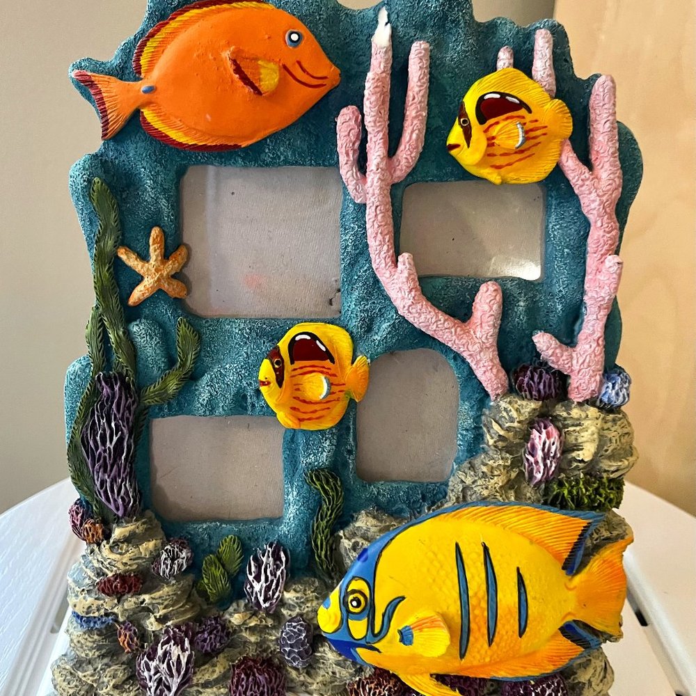 NWT Vintage Reef Tropical Fish "Figi Graphics" Frame